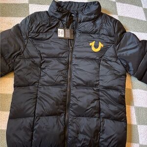 NEW True Religion Slim Puffer Jacket